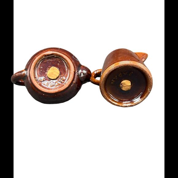 Vintage Japanese Tea and Coffee Pot Salt & Pepper Shakers - Preowned - Picture 4 of 4